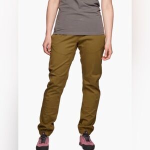 Black Diamond Womens Notion Pants Medium Dark Curry